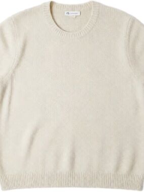 Rachel Zoe Ivory Knit Crewneck Sweater